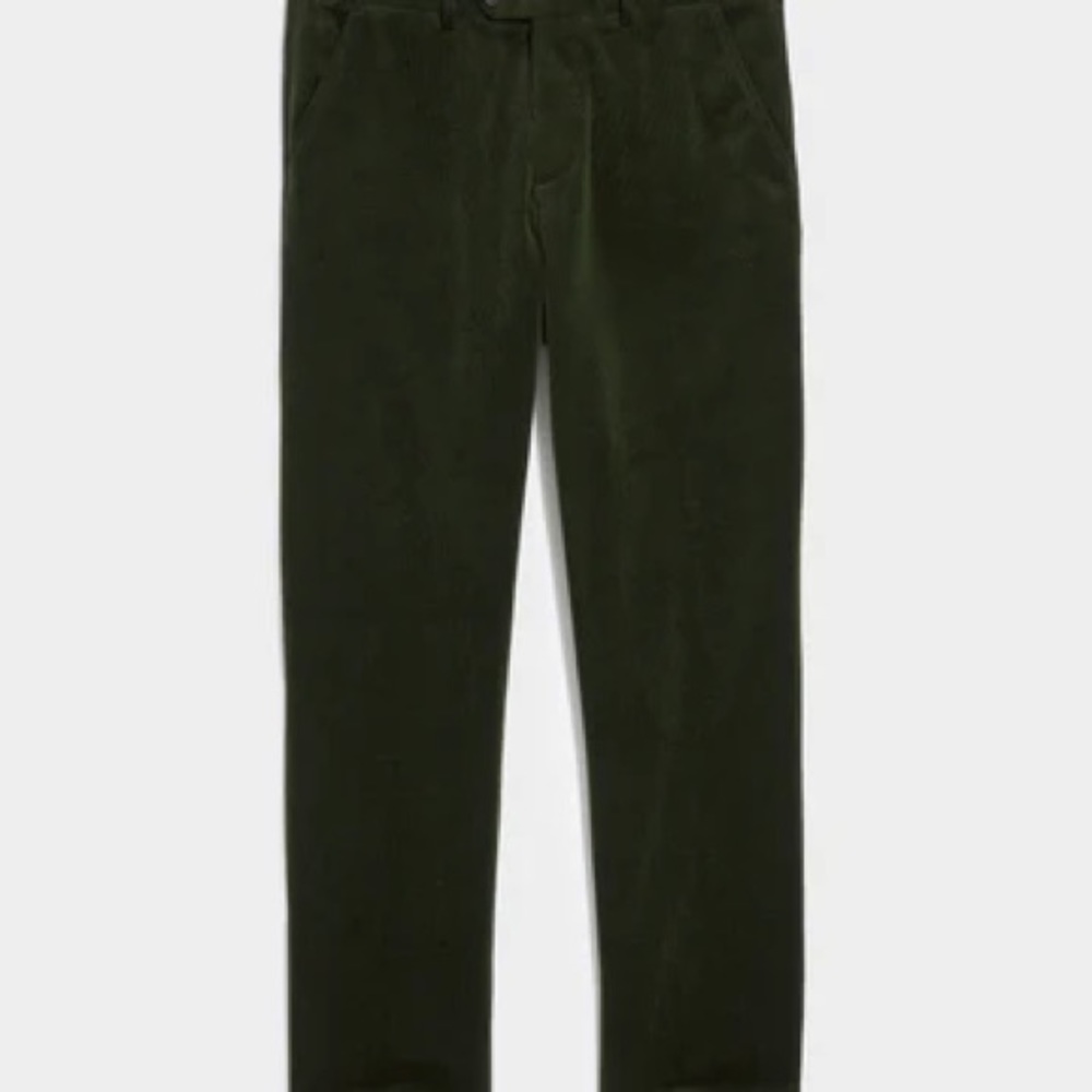 NWT! Todd Snyder Sutton green corduroy suit pants 32x30